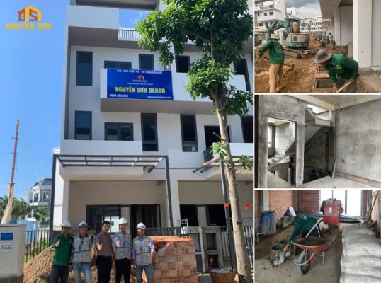 hoàn thiện nhà phố liền kề