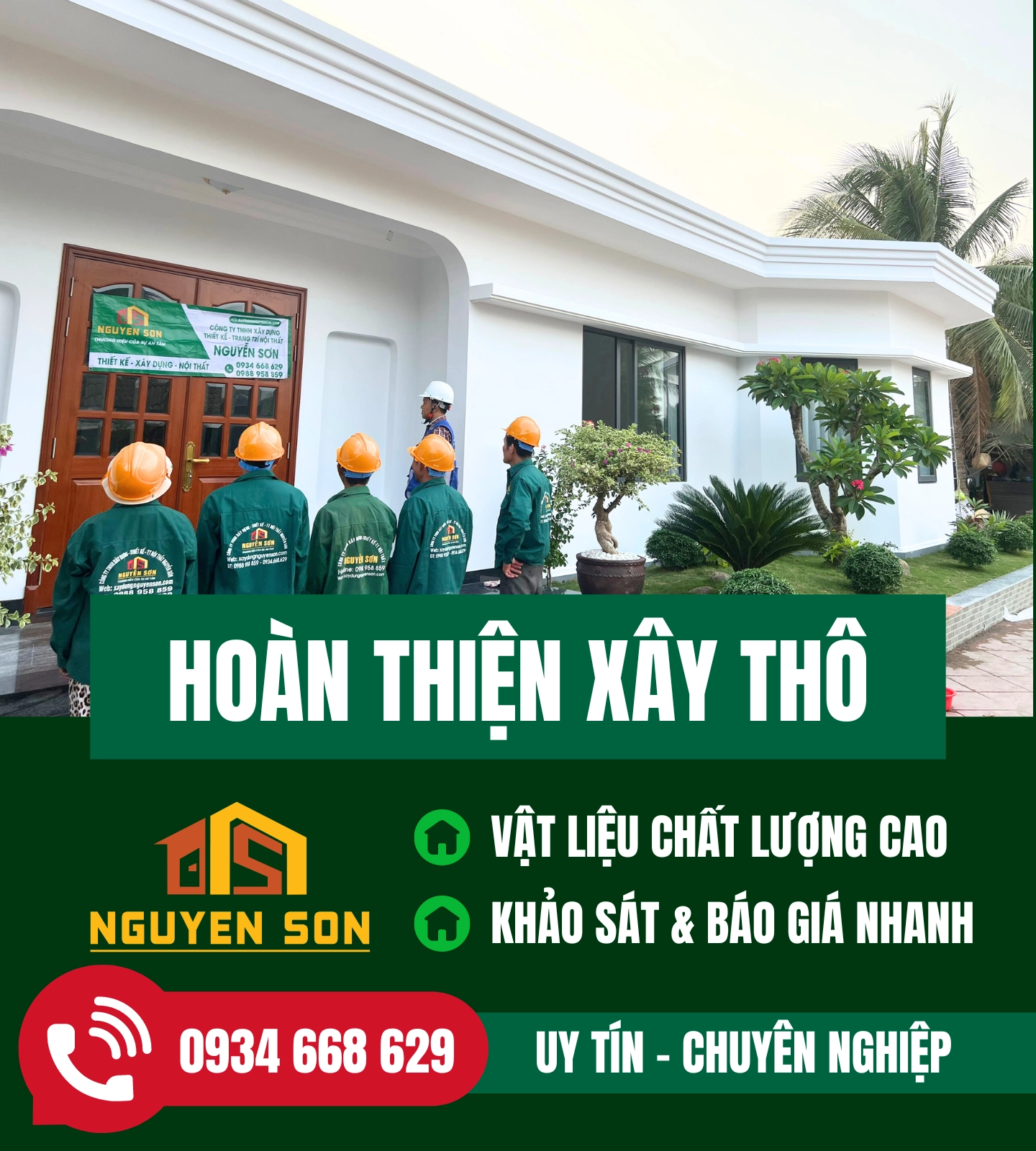 Hoàn Thiện Xây Thô