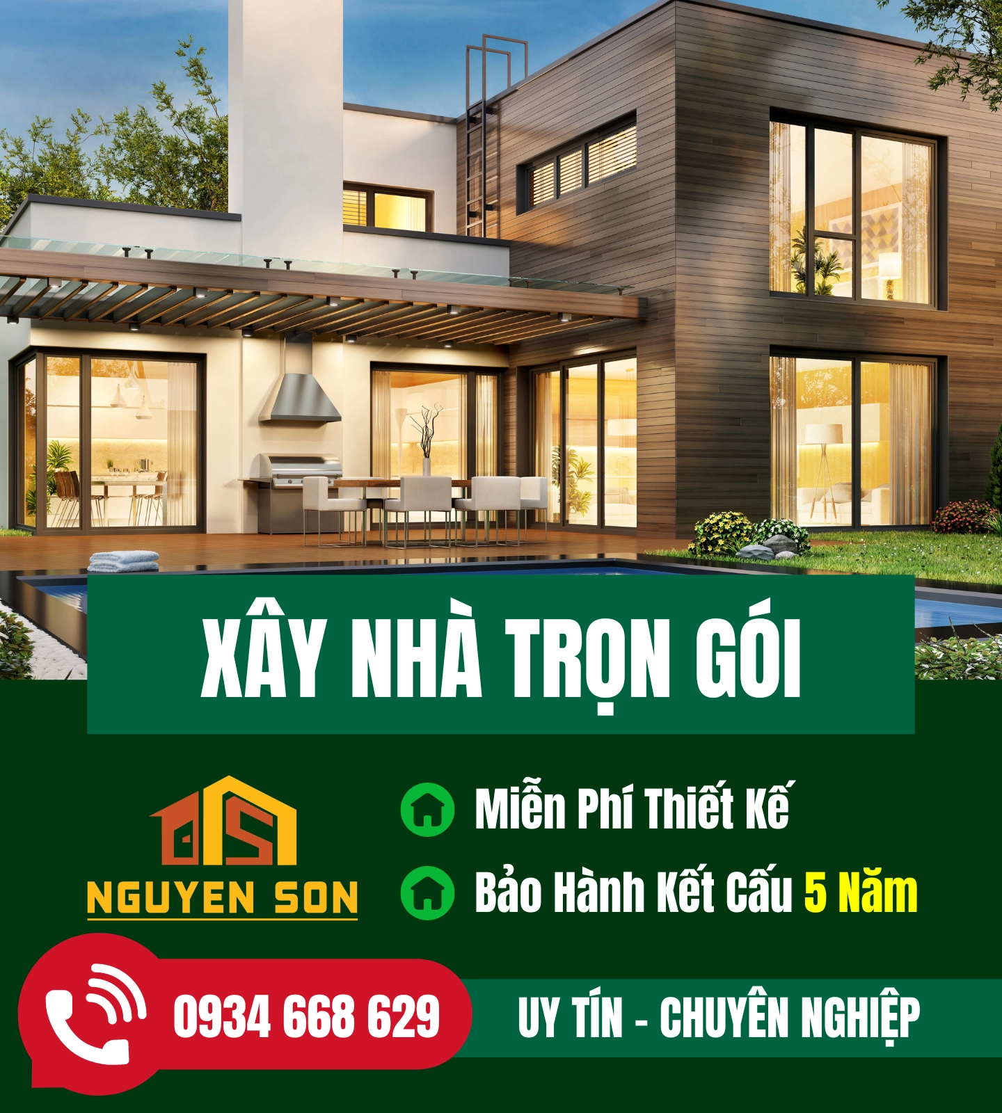 Thi Công Xây Nhà Trọn Gói