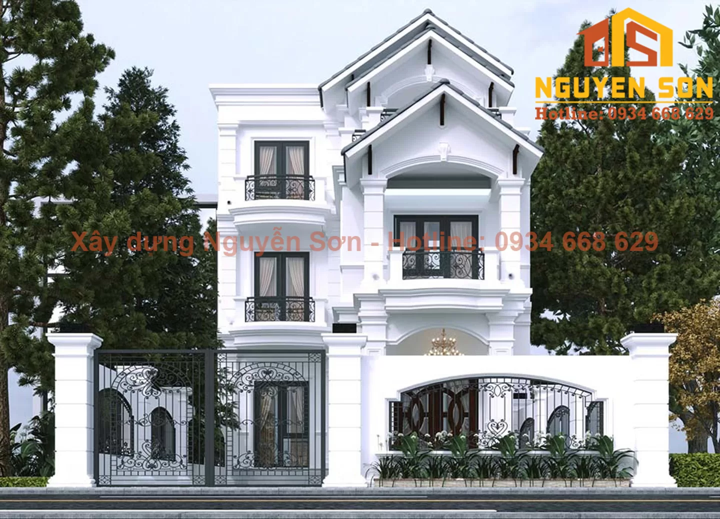 Thi công biệt thự nhà phố
