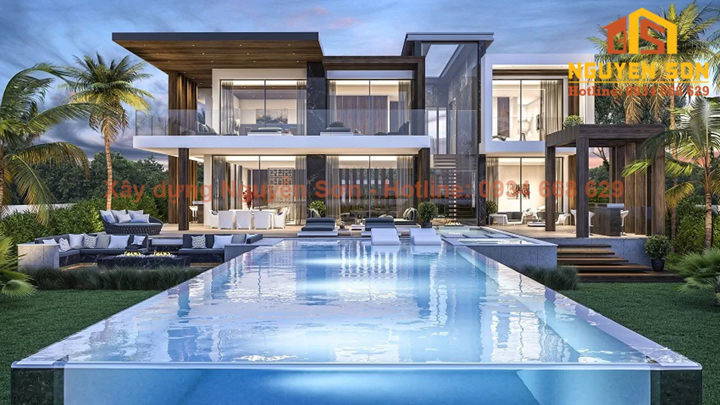 Thi công biệt thự nghỉ dưỡng