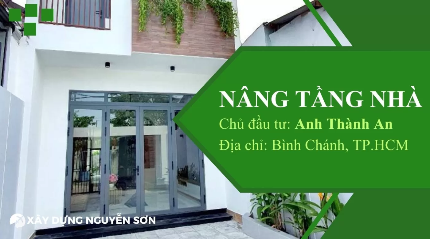 SỬA NHÀ NÂNG TẦNG TẠI HUYỆN BÌNH CHÁNH 16 NANG TANG NHA BINH CHANH ANH THANH AN