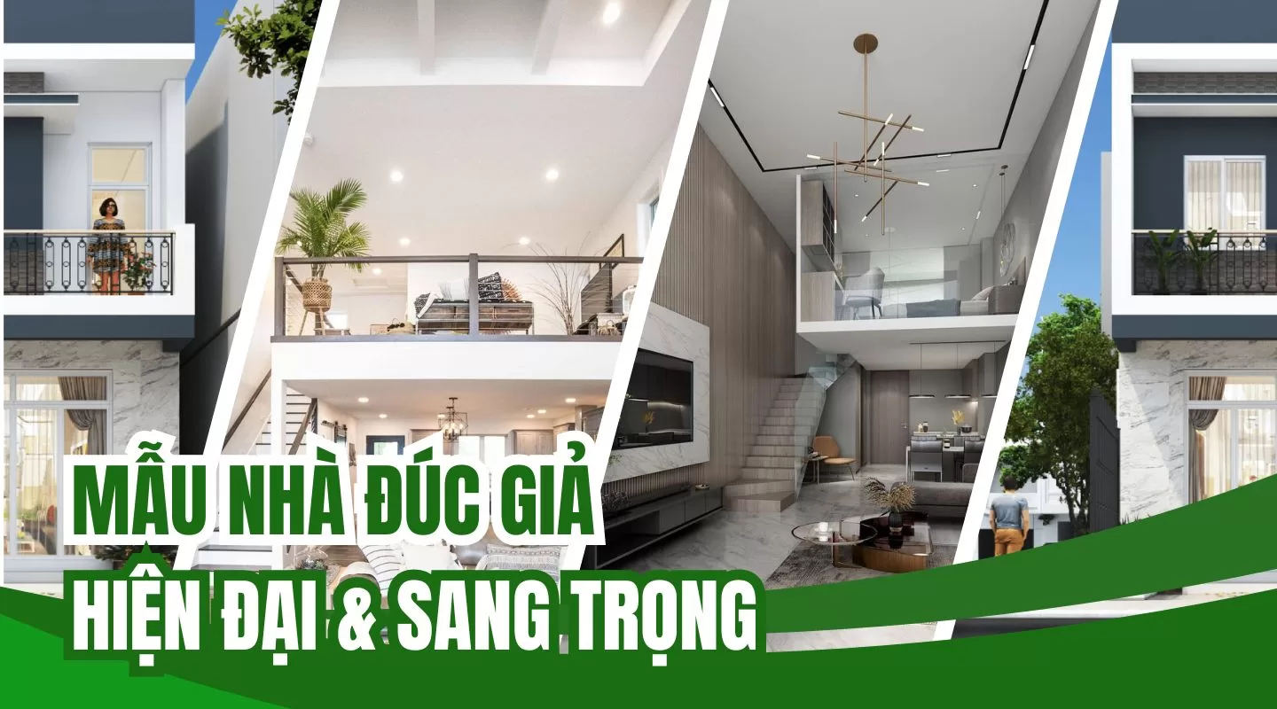 Các mẫu nhà đúc giả được ưa chuộng